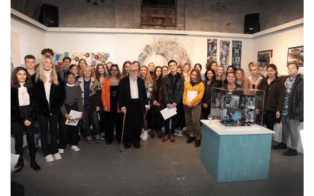 Peter Blake with Farley Arts Awards Winners 2019